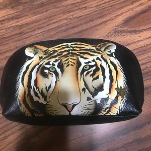 Anuschka NWT Bengal Tiger Cosmetic Bag